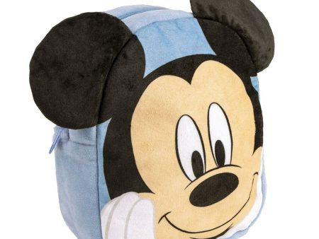 Child bag Mickey Mouse Light Blue 18 x 22 x 8 cm Sale