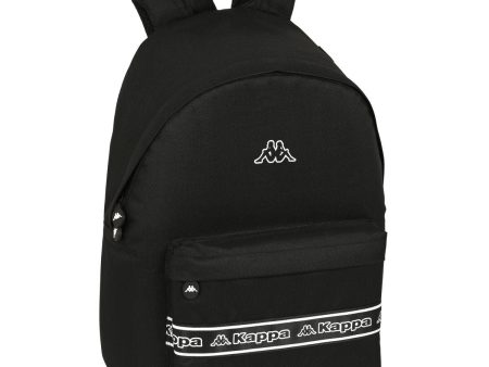 School Bag Kappa   31 x 41 x 16 cm Black For Discount