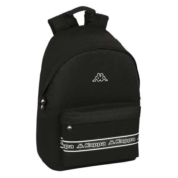 School Bag Kappa   31 x 41 x 16 cm Black For Discount