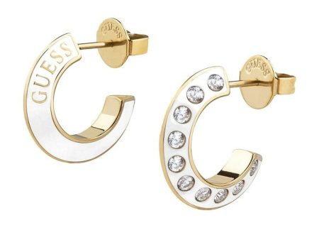 Ladies  Earrings Guess JUBE01498JWYGT-U Stainless steel Fashion