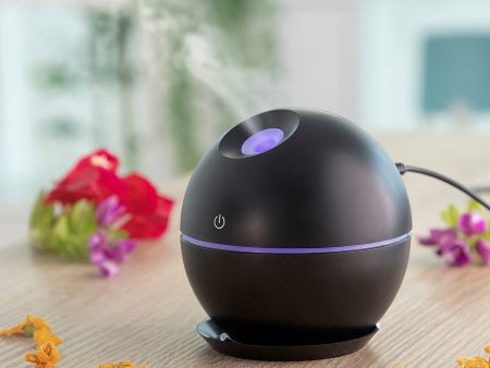 Mini Humidifier Scent Diffuser Black InnovaGoods on Sale