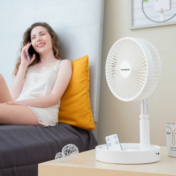 3 in 1 Foldable Rechargeable Fan Fandle InnovaGoods Ø7,7   7200 mAh Online