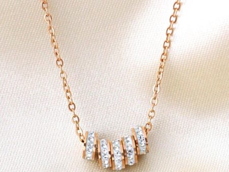 18 Karats Rose Gold Filled Necklace Sale