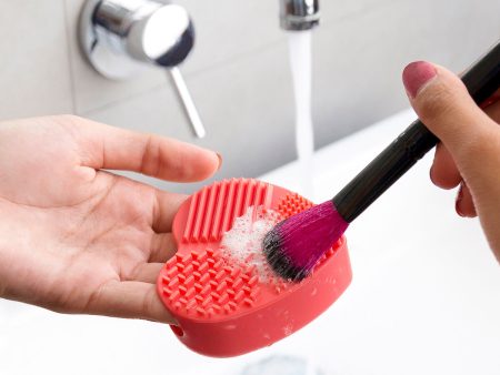 Make-up Brush Cleaner Heart InnovaGoods Cheap