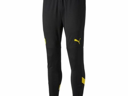 Football Training Trousers for Adults Puma Borussia Dortmund Black Football Men on Sale