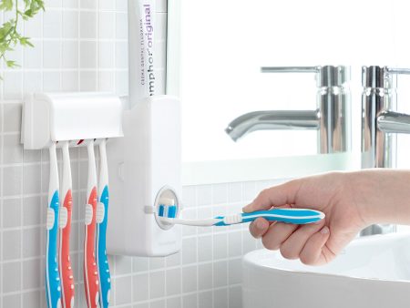 Toothpaste Dispenser and Holder Diseeth InnovaGoods Hot on Sale