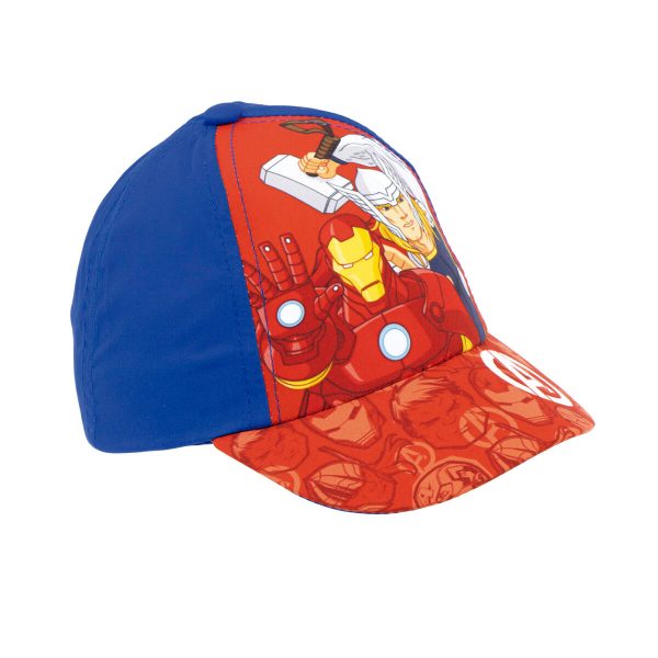 Child Cap The Avengers Infinity 44-46 cm Red Black For Discount