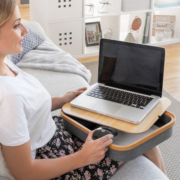 Portable Laptop Desk with Storage Tray Larage InnovaGoods For Discount