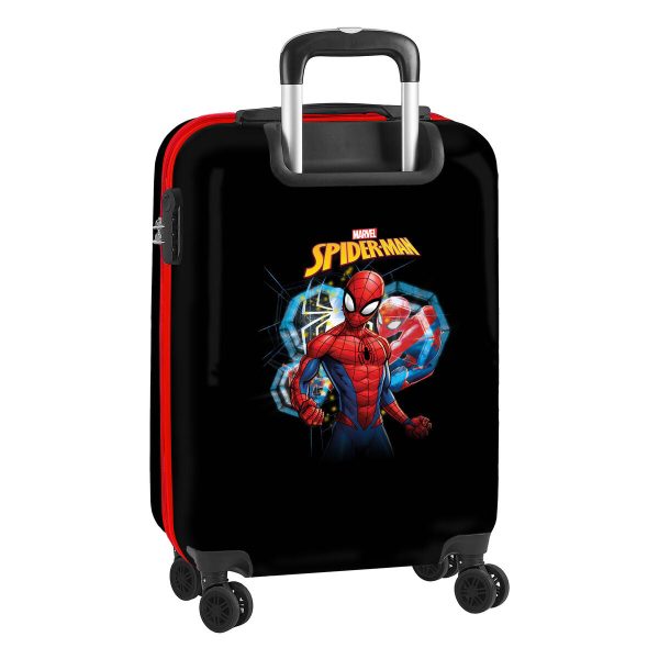 Cabin suitcase Spider-Man Hero Black 20   34,5 x 55 x 20 cm For Sale