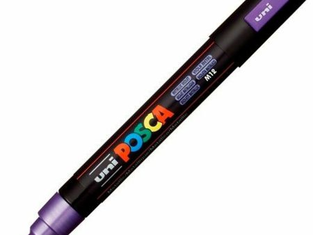 Felt-tip pens POSCA PC-5M Violet (6 Units) Cheap