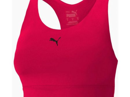 Sports Bra Puma Mid Impact Crimson Red Online