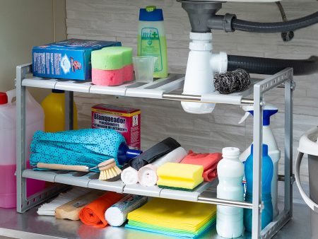 Extendable Under-Sink Shelf Unit Shibblek InnovaGoods 2 Shelves Online