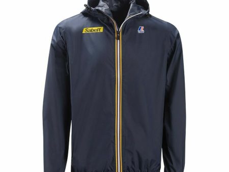 Adult-sized Jacket Sabelt K-WAY Blue Hot on Sale