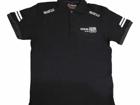 Short Sleeve Polo Shirt Sparco Koma Tools 02415nrgs For Cheap