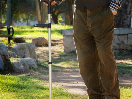 Extendable Walking Stick with LED, Alarm and Grabber Hannde InnovaGoods Hot on Sale