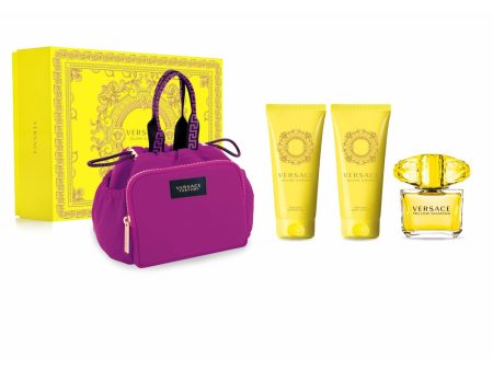 Women s Perfume Set Versace Yellow Diamond EDT 4 Pieces Online Hot Sale