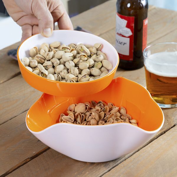 2-in-1 Snack Bowl InnovaGoods 2 Pieces Discount