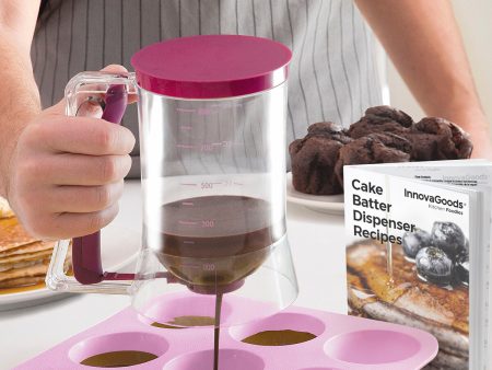 Cake Batter Dispenser with Recipe Box InnovaGoods on Sale