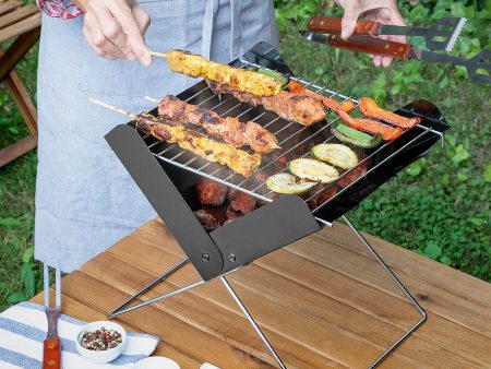 Mini Folding Portable Barbecue for Charcoal Foldecue InnovaGoods Hot on Sale