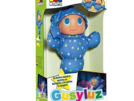 Fluffy toy Gusy Luz Moltó 385 Blue Pink Green Multicolour PVC (33 cm) For Discount