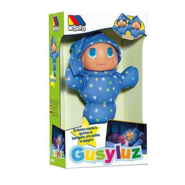 Fluffy toy Gusy Luz Moltó 385 Blue Pink Green Multicolour PVC (33 cm) For Discount