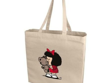 Cotton Bag Mafalda 38,5 x 40,5 x 9,5 cm Bear Hot on Sale