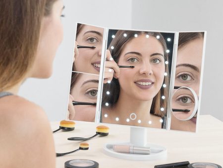 Magnifying Mirror with LED 4-in-1 Ledflect InnovaGoods For Sale