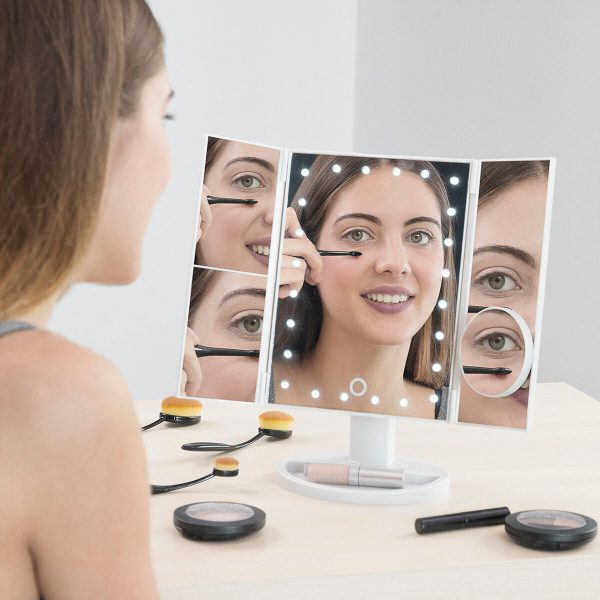 Magnifying Mirror with LED 4-in-1 Ledflect InnovaGoods For Sale