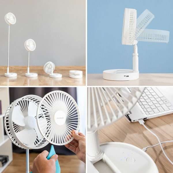 3 in 1 Foldable Rechargeable Fan Fandle InnovaGoods Ø7,7   7200 mAh Online