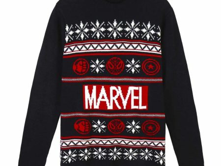 Unisex Jumper Marvel Dark blue Online now