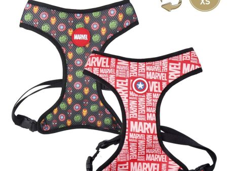 Dog Harness Marvel XXS XS Red Hot on Sale