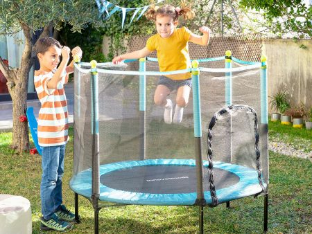 Kids Trampoline with Safety Enclosure Kidine InnovaGoods on Sale