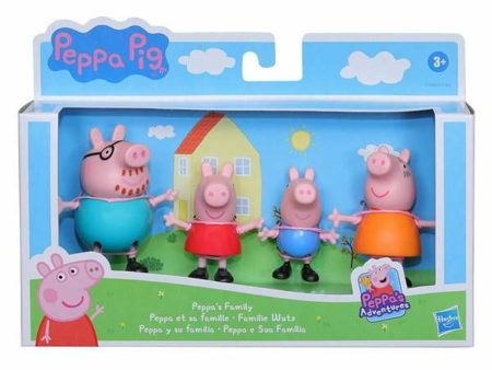 Set of Figures Peppa Pig F2190 4 Pieces Online now