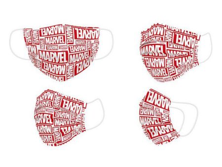 Hygienic Face Mask Marvel + 11 Years Red Hot on Sale