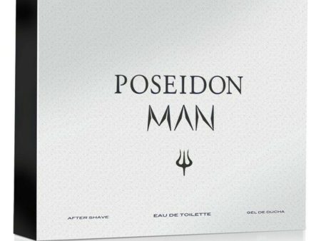 Men s Perfume Set Poseidon 1264-51433 EDT 3 Pieces Fashion