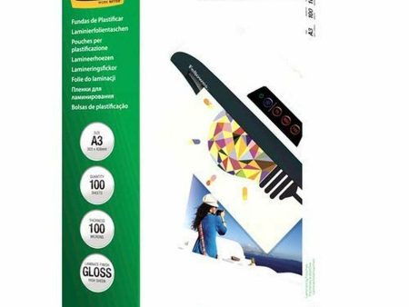 Case Fellowes 5351205 Laminator 100 Units Transparent A3 (100 Units) Online