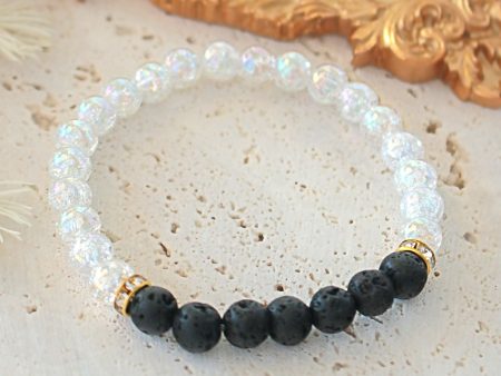 Aroma Diffuser Bracelet – Lava Stone Elastic Bracelet Cheap