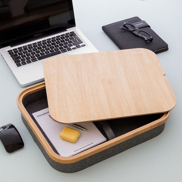 Portable Laptop Desk with Storage Tray Larage InnovaGoods For Discount