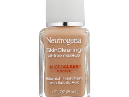 NEUTROGENA - SkinClearing Liquid Makeup #80 Medium Beige - 1 fl. oz. (30 ml) Discount