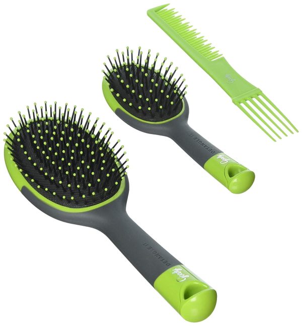 GOODY - Detangle It Cushion Brush & Comb Combo - 3 Count Sale