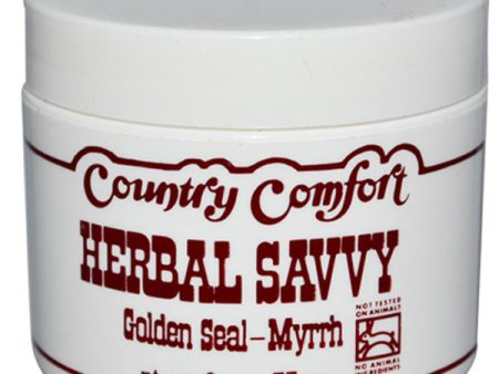 COUNTRY COMFORT - Herbal Savvy Golden Seal-Myrrh - 2 oz. (57 g) Cheap