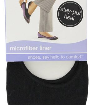 NO NONSENSE - Microfiber Liner Socks Black - 1 Pair Sale