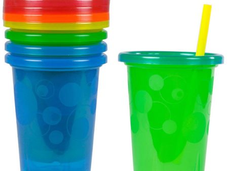 THE FIRST YEARS - Take & Toss Spill-Proof Straw Cups 10 oz. - 4 Pack Online Hot Sale