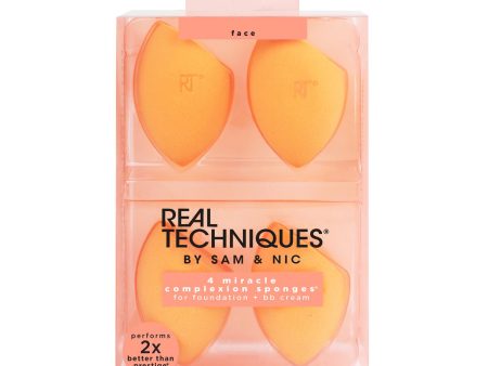 REAL TECHNIQUES - Miracle Complexion Sponge - 4 Count Online now