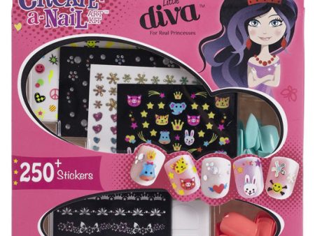 KISS - Little Diva Nail Art Kit - 48 Nails Cheap