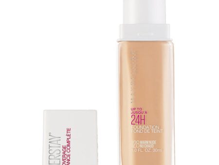 MAYBELLINE - SuperStay Full Coverage Foundation, Warm Nude -  1 fl. oz. (30 ml) Supply