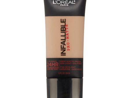 L OREAL - Infallible Pro-Matte Foundation 103 Natural Buff - 1 fl. oz. (30 ml) Online now