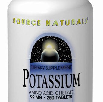 SOURCE NATURALS - Potassium 99 mg - 250 Tablets Sale