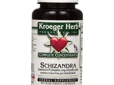 KROEGER - Schizandra Complete Concentrate - 90 Vegetarian Capsules Online Hot Sale