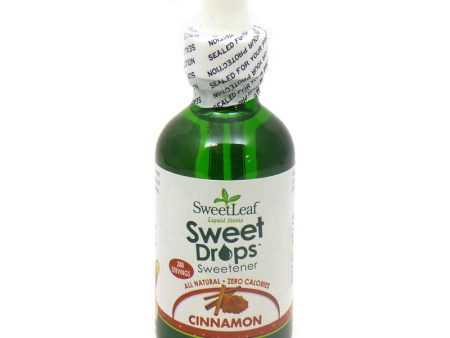 SWEET LEAF - Sweet Drops Liquid Stevia Cinnamon - 2 fl. oz. (60 ml) For Cheap